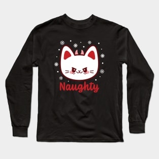 Naughty Devil Cat Long Sleeve T-Shirt